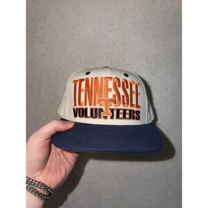 Vintage 90s Tennessee Volunteers Spellout Snapback Hat TOW Snapback